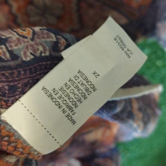 Lucky Brand Bohemian Print Women's Top - Picture 4 of 4